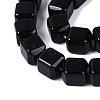 Natural Black Onyx Beads Strands G-Q608-10A-4
