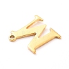 PVD Vacuum Plating  304 Stainless Steel Charms STAS-H112-M-G-3