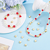 50Pcs Brass Beads KK-BBC0027-41A-4
