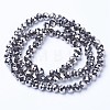 Electroplate Transparent Glass Beads Strands LS-EGLA-A034-T4mm-UA03-2