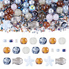 1Bag Mixed Styles Glass Beads GLAA-TADJ0001-10G-1