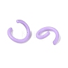 Spray Painted Iron Open Jump Rings IFIN-T017-04B-15-3