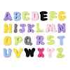 26Pcs 26 Styles Opaque Resin 26 Letter Cabochons RESI-H145-01-1