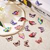 32Pcs 8 Style Printed Alloy Pendants FIND-SZ0002-52-3