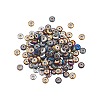210Pcs 6 Colors Vacuum Plating Non-magnetic Synthetic Hematite Beads G-CJ0001-45-3