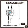 2Pcs PU Leather Bolo Tie Necklaces NJEW-ME0001-22A-2