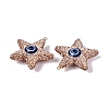 Handmade Polymer Clay & Rhinestone & Resin Big Pendants FIND-Q123-02A-2