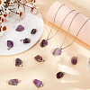 20Pcs Natural Amethyst Pendants G-BBC0001-50B-4