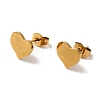 Vacuum Plating 304 Stainless Steel Stud Earrings EJEW-Z040-09G-1