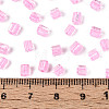 Transparent Inside Colours Glass Seed Beads SEED-T007-11H-4