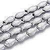 Electroplate Glass Beads Strands EGLA-T025-03I-1