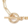 Brass Charm Bracelets BJEW-JB13362-4