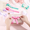 6Rolls 6 Colors Mother's Day Polyester Ribbon OCOR-PH0036-75B-3