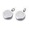 304 Stainless Steel Charms STAS-N097-223P-3