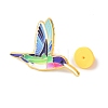 Golden Bird Enamel Pins JEWB-K031-01B-G-3