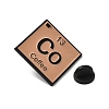 Creative Coffee Enamel Pins JEWB-P030-K04-3
