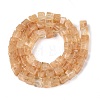 Watermelon Stone Glass Beads Strands G-T139-6x6-06A-2