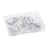 3Pcs Alloy & Resin & Acrylic Pendant Decorations HJEW-FS00092-7