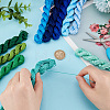   9 Bundles 9  Colors Nylon Chinese Knotting Cord NWIR-PH0002-06A-02-3