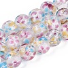 Handmade Lampwork Beads Strands LAMP-Q041-08F-1