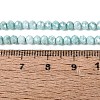 Anti-Tarnish Electroplate Rondelle Glass Beads Strands EGLA-T021-3mm-17-06-4