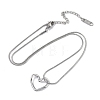 Non-Tarnish 304 Stainless Steel Pendant Necklaces NJEW-P302-06P-3