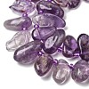 Natural Purple Phantom Quartz Purple Lodolite Quartz Beads Strands G-L649-D02-01-4