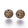 Tibetan Style Zinc Alloy Beads PALLOY-L230-01AB-RS-2