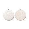 Non-Tarnish 304 Stainless Steel Pendants STAS-A074-03F-P-1
