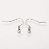 Brass Earring Hooks KK-Q363-P-NF-2