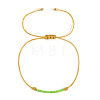 Handmade Glass Seed Beads Braided Bead Bracelets LE4581-10-1