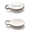 Tarnish Resistant 304 Stainless Steel Slice Chain Tabs STAS-Z024-06P-2
