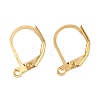 Brass Lever Back Hoop Earrings KK-EC223-C-1