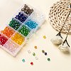 10 Colors Electroplate Glass Beads EGLA-X0006-01B-6mm-6