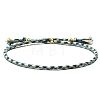 Cotton Cord Braided Adjustable Bracelets PW-WG12604-01-1