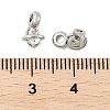 Brass Micro Pave Cubic Zirconia Pendants KK-U056-13P-3