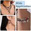 16Pcs 8 Colors Alloy Rhinestone Pendants RB-CJ0001-11-7