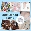 1200Pcs 4 Styles Acrylic Cabochons MRMJ-HY0001-42-5