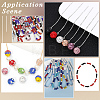 150Pcs 15 Colors Pave Disco Ball Beads RB-PA0001-09A-5