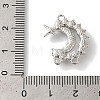 Rack Plating Alloy Crystal Rhinestone Chandelier Component Links FIND-I039-052P-3