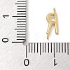 304 Stainless Steel Letter Connector Charms LS-STAS-M108-01G-18-3
