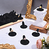 30Pcs Resin Flocking Ring Displays RDIS-FG0001-33-4