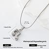 304 Stainless Steel Pendant Necklaces DT5242-2-1