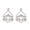 Buddhist 304 Stainless Steel Pendants STAS-E521-03P-1