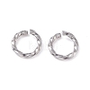 Tarnish Resistant 304 Stainless Steel Jump Rings STAS-F191-12P-B-2