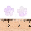 Dyed & Heated Glass Bead Caps GLAA-C042-01B-3