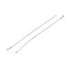 Tarnish Resistant Jewelry Tools and Equipment Decorative Stainless Steel Flat Head Pins X-STAS-E023-0.6x40mm-2