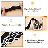 4Pcs 90% Ice Silk & 10% Elastic Fiber Ribbing Fabric for Cuffs FIND-BC0004-46B-4