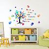 Translucent PVC Self Adhesive Wall Stickers STIC-WH0015-067-3
