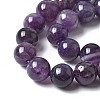 Natural Amethyst Beads Strands G-M445-8MM-01G-6